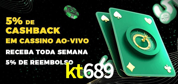 Promoções do cassino ao Vivo kt689
